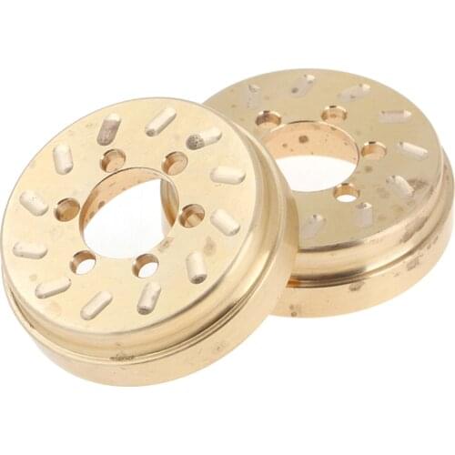 2x Brass Weights RC Car Front/Rear Axle Counterweight for 1.9" & 2.2" Wheels
