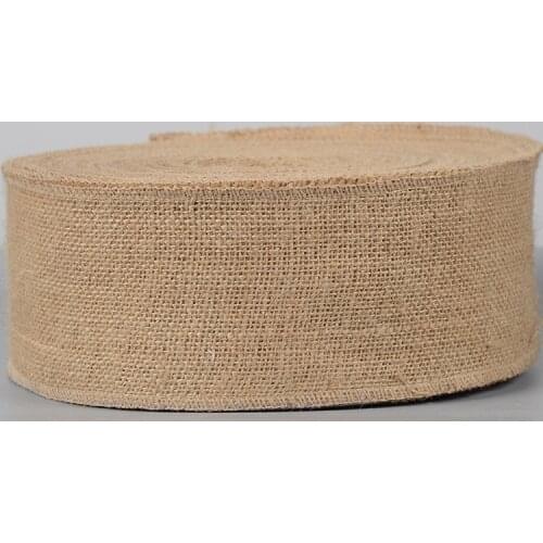 2Meters Natural Jute Burlap Hessian Ribbon Rustic Vintage Wedding Party Decoration DIY Crafts Supplies 4inch 10cm Jute Ribbon