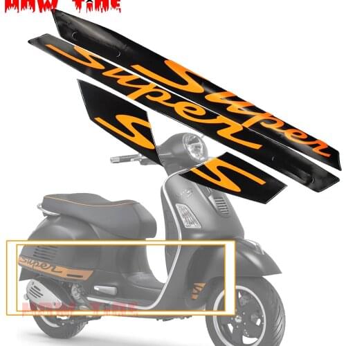 2D Decal Sticker Super for Vespa GTS300 Sport Fits Gts with The Two Long Vents In Each Panel