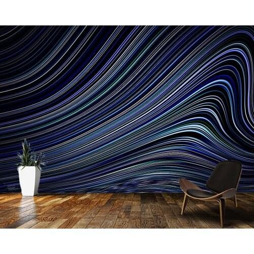 Papel de parede Symphony curve lines abstract background 3d wallpaper mural,living room tv wall bedroom wall papers home decor