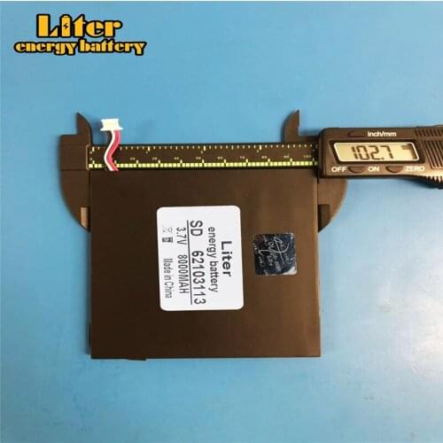 62103113 3.7V 8000mAH Li-ion Tablet pc battery For 7,8,9 inch tablet PC Polymer lithiumion Battery With High Quality