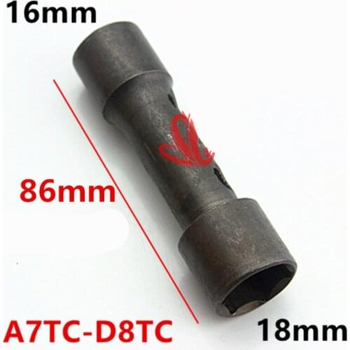 A7-D8 D8-E6 16mm to18mm Spark Plug Socket Wrench Sleeve Dual Head E6TC D8TC A7TC for Motorcycle Repairing Tools