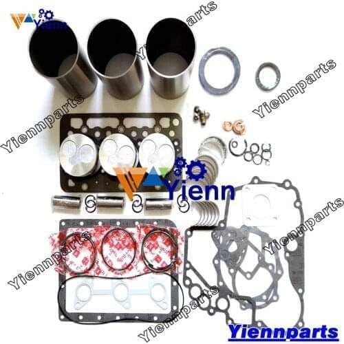B1-16 B1-17 Overhaul Rebuild Kit Full Gaskiet Kit Liner Piston With Ring Bearing For Kubota Sub-Compact Utility tractor Engine