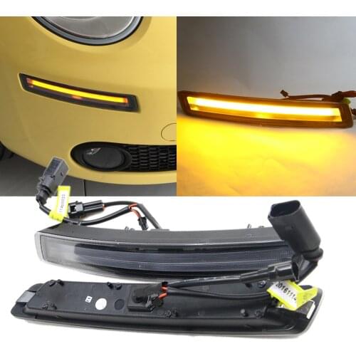 For New Beetle 2006 2007 2008 2009 2010 FACELIFTED 2D LED DRL Daytime Running Light for VW Volkswagen 12V Car Lighting source