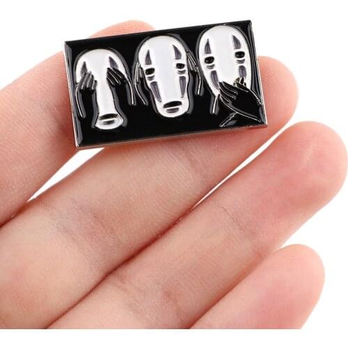 DZ2178 Anime Ghost Halloween Japanese Anime Icons Enamel Pin Brooches ror clothes Backpack Collar Badge Lapel Pin Jewelry Gifts