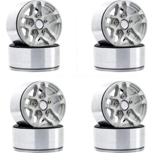 1.9inches Wheel Hubs Rims Beadlock for G07 Simulation Climbing Car TRX4 SCX10 90046 RC Car Modification Parts