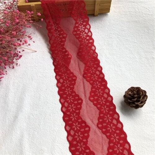 10.5cm embroidered flower lace fabric dubai sewing diy trim wedding applique ribbon collar guipure decor