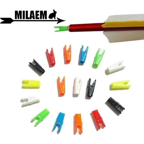 50/100pcs Archery Pin Nock Plastic Arrow Nock For ID 4.2mm Arrow Shaft Outdoor Sports Hunting Shooting Arrow Shaft Accessories