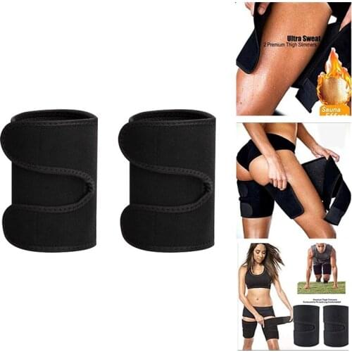 Thigh Support Sleeve Unisex Anti-Slip Compression Protection Leg Cover Reduce Cellulit Fitness Equipments Neoprene Compress Belt