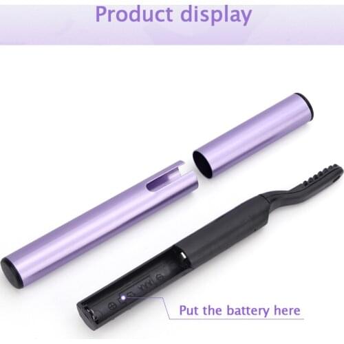 Portable Electric Eyelash Curler Pen Heated Eyelash Curler Eye Lashes Curling Clip Eyelash Cosmetic Makeup Tools SSwell