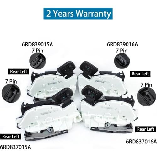 Door Lock Latch Actuator Rear Left for VW Golf MK6 MK7 Passat Polo Yeti 5K1839015C 6RD839015A 5K4839015G L16D839015 5ED839015