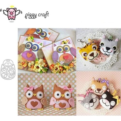 Piggy Craft metal cutting dies cut die mold Owl variety of animals Scrapbook paper craft album card punch knife art cutter die