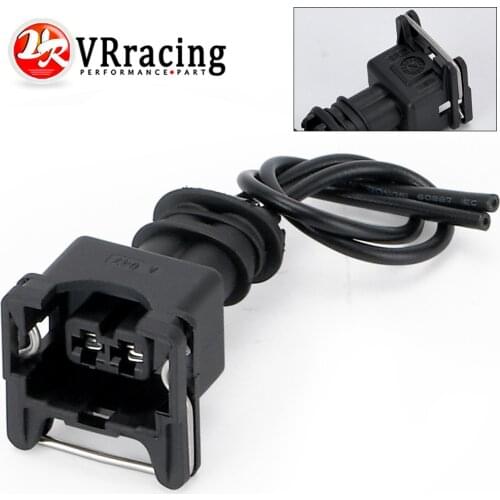 VR - INJECTOR DYNAMICS EV1 Pigtail Clip Connector Fuel Injector Connectors For many cars EV1 Injector Plug VR-FIC14
