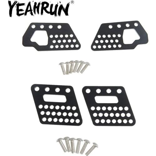 YEAHRUN 2Pcs Aluminum Alloy Front & Rear Shock Mounts for Axial Wraith 90018 1/10 RC Crawler Car Upgrade Parts