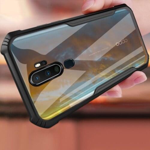 For OPPO A52 A72 A92 A91 A3S A5S A15 A94 A31 A12 A73 Case Silicone Transparent protective Cover For OPPO A5 A9 A53 2020 F9 F17