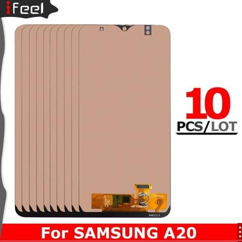10pcs For Samsung A20 A205 SM-A205F A205FN LCD Display TFT Incell Touch Screen For Samsung A205GN A205S A205YN Digitizer Assemb