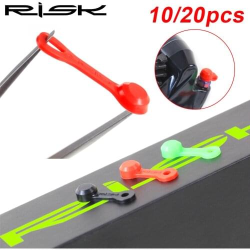 10/20pcs RISK Bicycle Bleed Nipple Cap Dust Cover Hydraulic Disc Brake Bleeder Rubber Caps For XT Oil Disc Brake Clamp Accessory