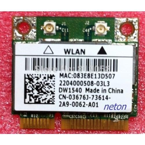 Wholesale NEW for Broadcom BCM943228HM4L DW1540 half Mini PCI-E 2.4G/5GHz 300Mbps WIFi Wireless card for DELL