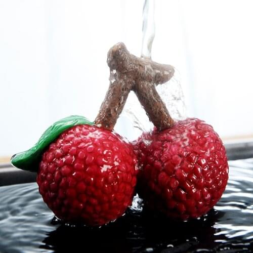 Litchi Color-Changing Tea Pet Litchi Tea Pet Home Office Fruit House Creative Personality Tea Pet Play Ornaments Tea Accessories