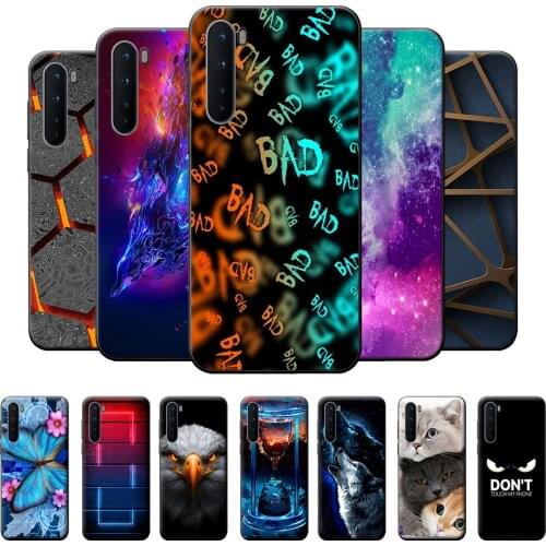 Case For Oneplus Nord Case Cover Silicone For Oneplus 8 Nord TPU Soft TPU Cartoon Phone Case For One plus Nord 8Nord Cool Wolf