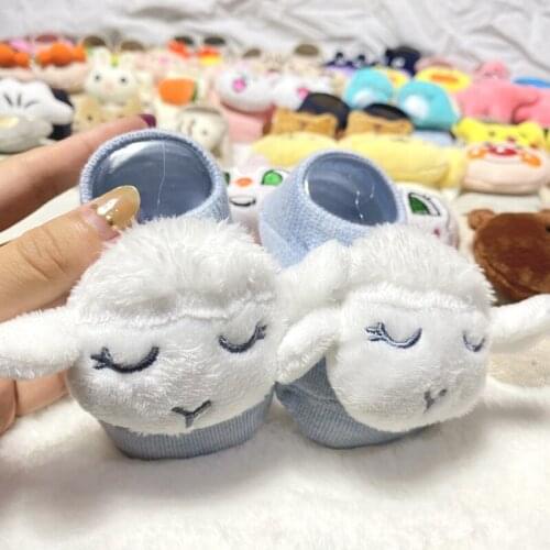 Baby Toddlers Home Floor Non-slip Dispensing Socks Cartoon Doll Cotton Socks for 0-3Y Girls Boys Kids Newborn Infant Clothes