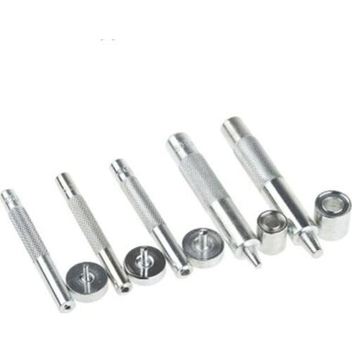 1 Set Handmade Metal Eyelets Mold Tool 4-12mm Eyelets Tool Grommet Installation Carbon Steel DIY Accessories