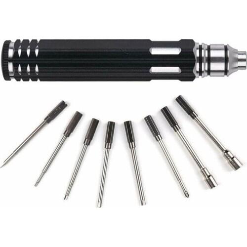 Repair Tool Precision 8-in-1 Stainless Steel Combination Screwdriver Laptops Tablets Game Consoles Sunglasses Drones Repair Set