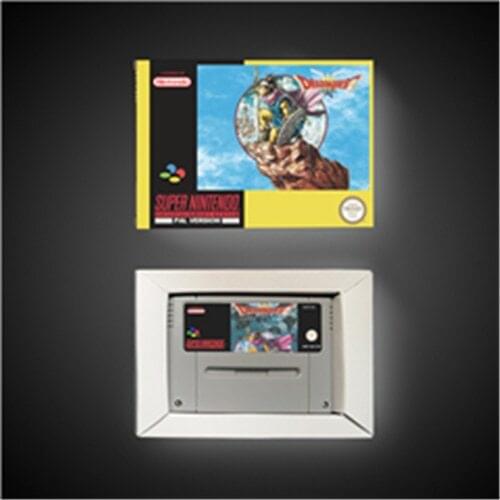 Dragon Quest III 3 - EUR Version RPG Game Card Battery Save With Retail Box