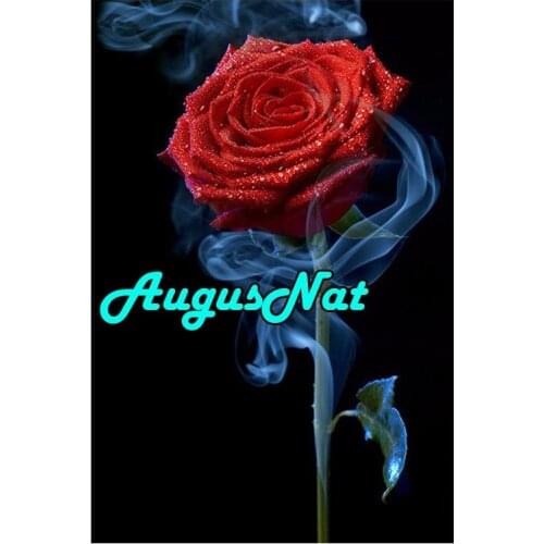 Flower 5d diamond painting single rose diamont embroidery full drill diamand rhinestone picture oil paint by numbers new arrival