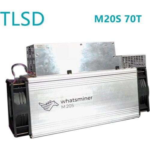 TLSD Used BTC Mining Whatsminer M20s 70T 3360W Bitcoin Miner