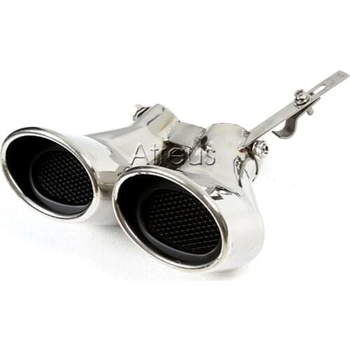 Stainless Steel Exhaust Pipe exhaust muffler tips tailpipe for 2002 2003 2004 2005 Mercedes Benz W203 C240 C320 Accessories