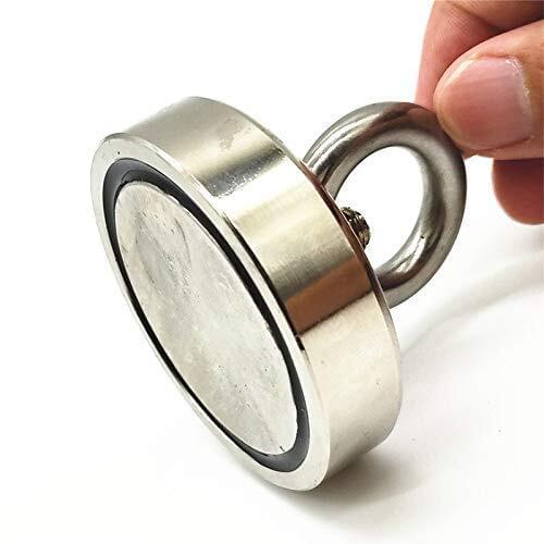 Diameter 2.36 inch/60mm 500 lbs/226 KG Pull Force Super Strong Pot Fishing Neodymium Search Magnet Permanent Powerful Magnetic