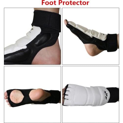 NEW Taekwondo Foot Protector KTA For Offical Competition Fighting Feet Guard Kicking Box foot gear tae kwon do foot gloves