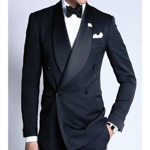 2020 New Arrival Slim Fit Groom Tuxedos Groomsmen Best Mens Wedding Prom Formal Suits Custom Made (Jacket+Pants+Tie+Vest)