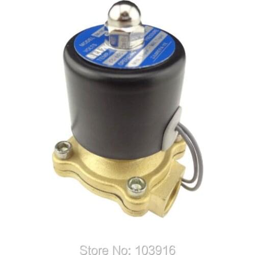 New DC 12V G1/2"(BSP) Electric Solenoid Valve for Air Water Gas Diesel