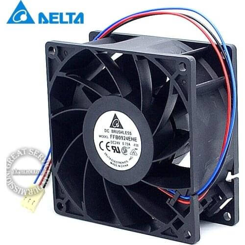 New 9CM 90mm converter cooling fan IPC FFB0924EHE 9038 24V 0.75A 90*90*38mm