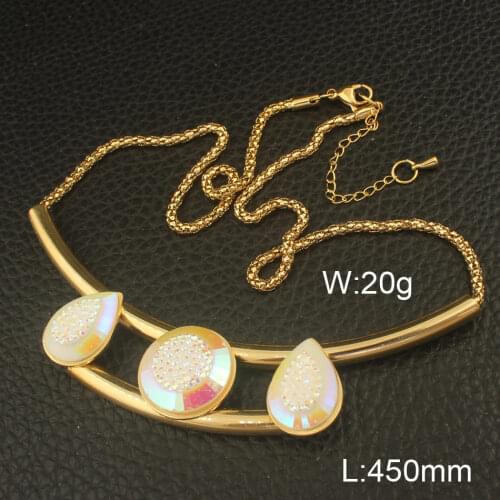 Wholesale Fashion Stainless Steel Jewelry For Woman 450mm Chain Necklace High Quality Newest NFXAETCB