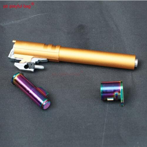 PB Playful bag Outdoor sports tactical toy Dazzle color push head the outer tube is stable gel ball gun accessories QG03