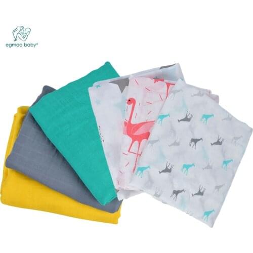 Neweborn Muslin Bamboo Swaddle 70% Bamboo 30% Cotton Towel Infant Wrap Baby Swadle Grinding Sandbag Packaging For Babies Blanket