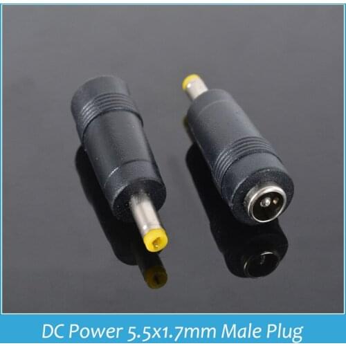Sindax DC Power 5.5x1.7mm Male Plug To 5.5x2.5mm Female Jack Adapter ACER CASIO 2pcs