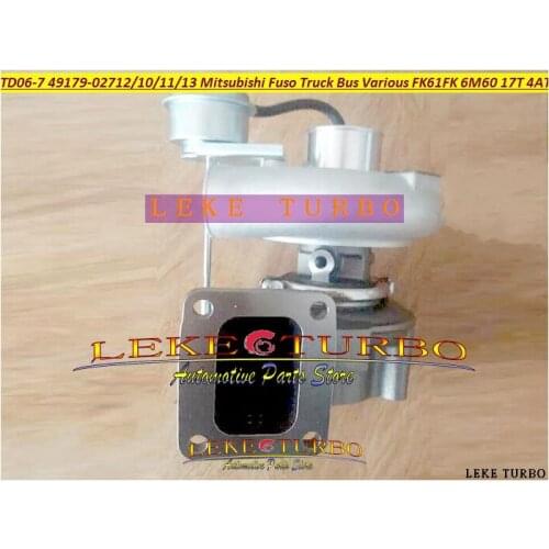TD06-7 49179-02712 49179-02710 ME304598 ME445047 Turbo For Mitsubishi Fuso Truck Bus Various FK61FK FM65F 04- 6M60 17T 4AT 278HP