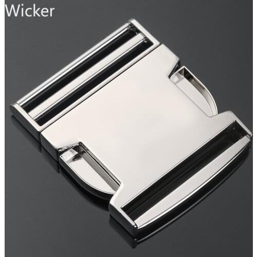 Thin Square Side Release Buckle for Winter Down Jacket Leather Work Webbing Clip Lock Belt Strap Heavy Duty Sewing Buckle 50 Mm