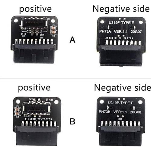 USB 3.0 Internal Header to 3.1/3.2 C Riser Connector Motherboard Pc Converter
