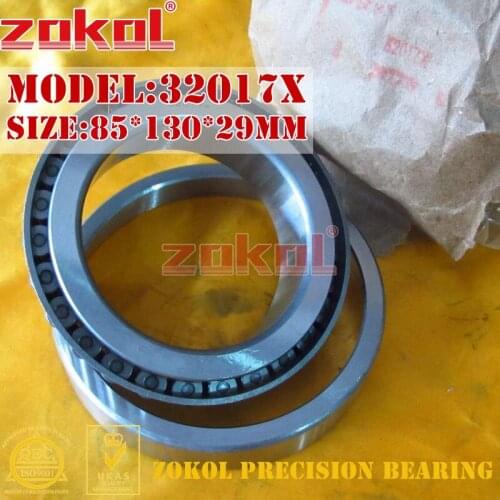 ZOKOL 32017 X bearing 32017X 2007117E Tapered Roller Bearing 85*130*29mm