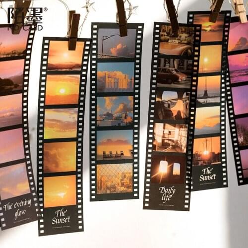 1 Pack Film Style Precious Time Memory Decorative Stickers Notebook Decoration