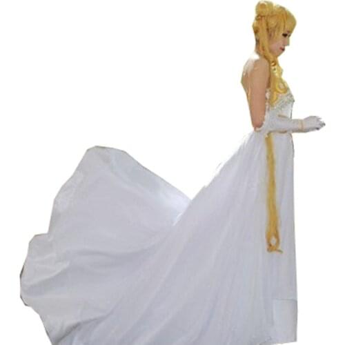 2017 Sailor Moon Cosplay Costume Princess Serenity Dress Tsukino Usagi Costume For Women Halloween Custom Made