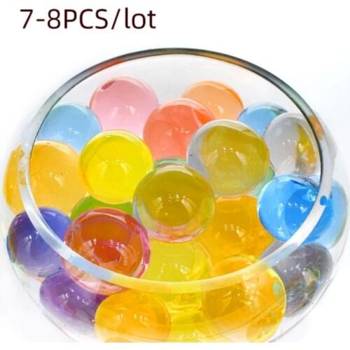 5/10/20/30Pcs/lot Crystal Mud Hydrogel Crystal Soil Outdoor Water Beads Vase Soil Grow Magic Balls Colorful Wedding Home Decor