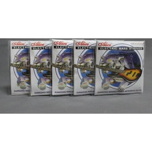 5 Sets A606(4) Steel Core Nickel Alloy Wound 4 Guitar Strings Electric Bass Strings