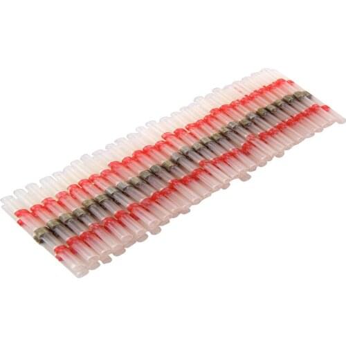 50Pcs Soldering connector with Shrink Tube Electrical Wire Splice Insulated Welding Terminals SP99