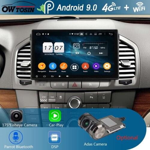 10.1" 8 Core 4G+64G Android 9.0 Car DVD Player For Opel Vauxhall Insignia 2008 2009 2010 2011 2012 2013 GPS Navi Radio Parrot BT